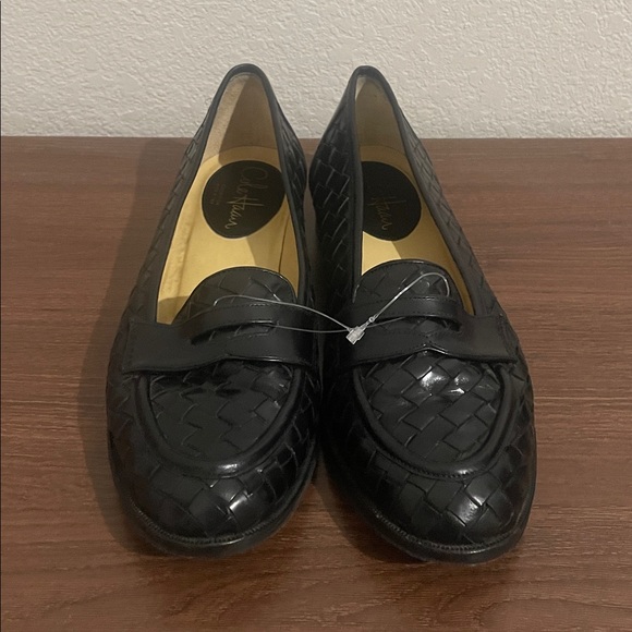 Cole Haan Women’s Black Woven Loafers - Picture 2 of 9